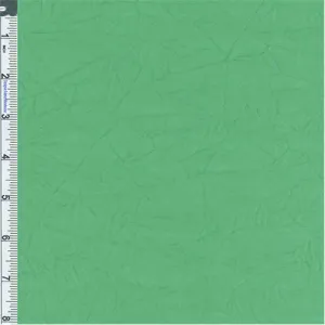 1 1/2 YD PC-Green Crushed Jersey Knit Fabric