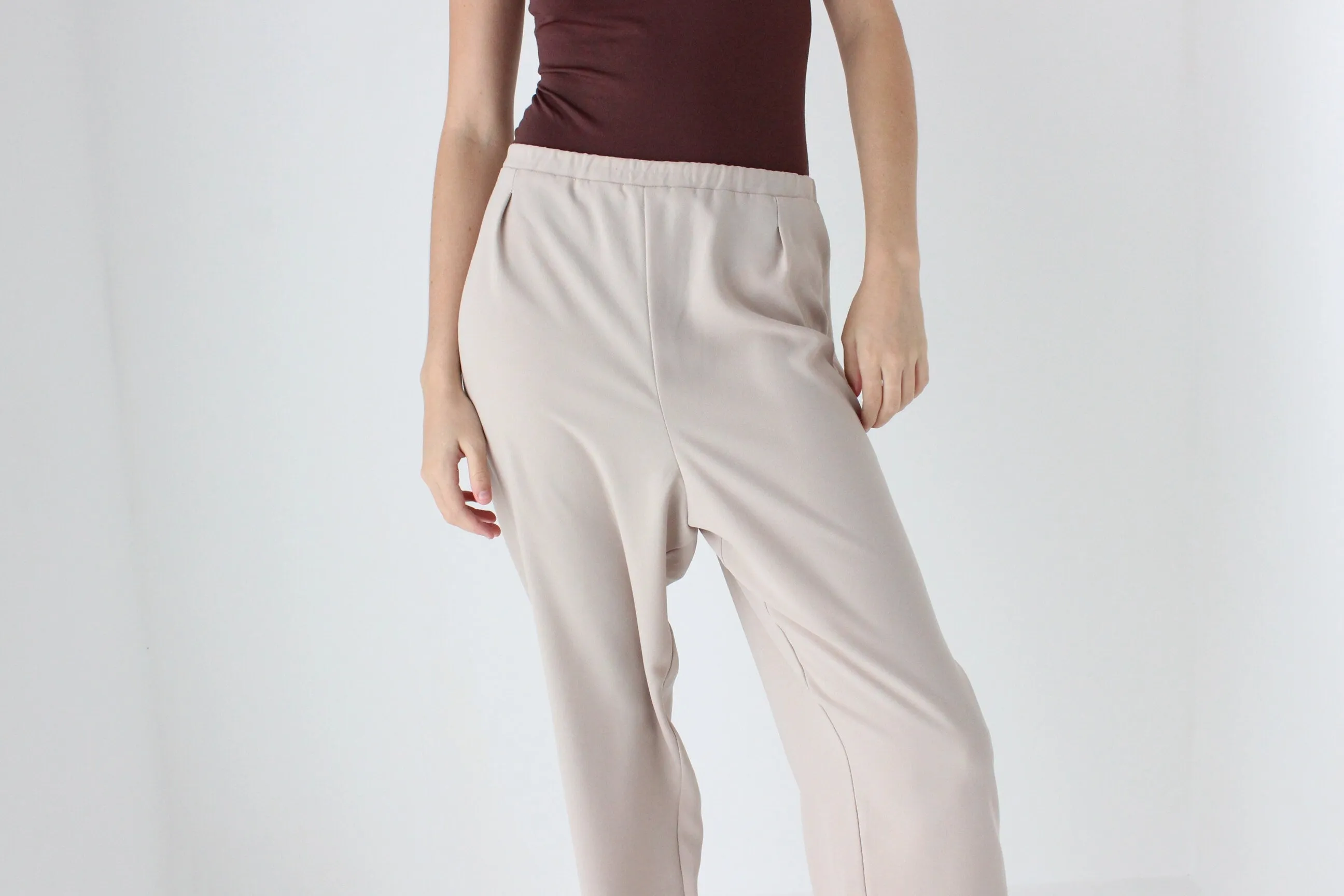 90s Neutral Oversized Boxy Two Piece Pant Suit