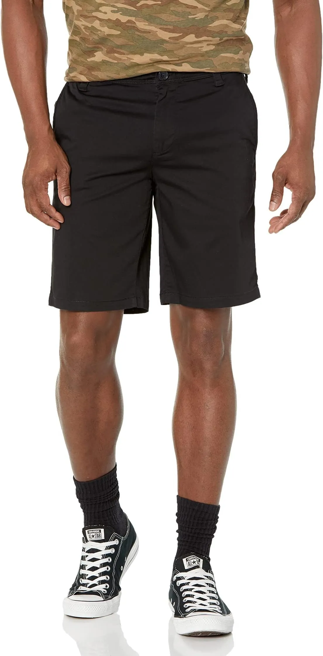 Armani Exchange Classic Bermuda Shorts, Black