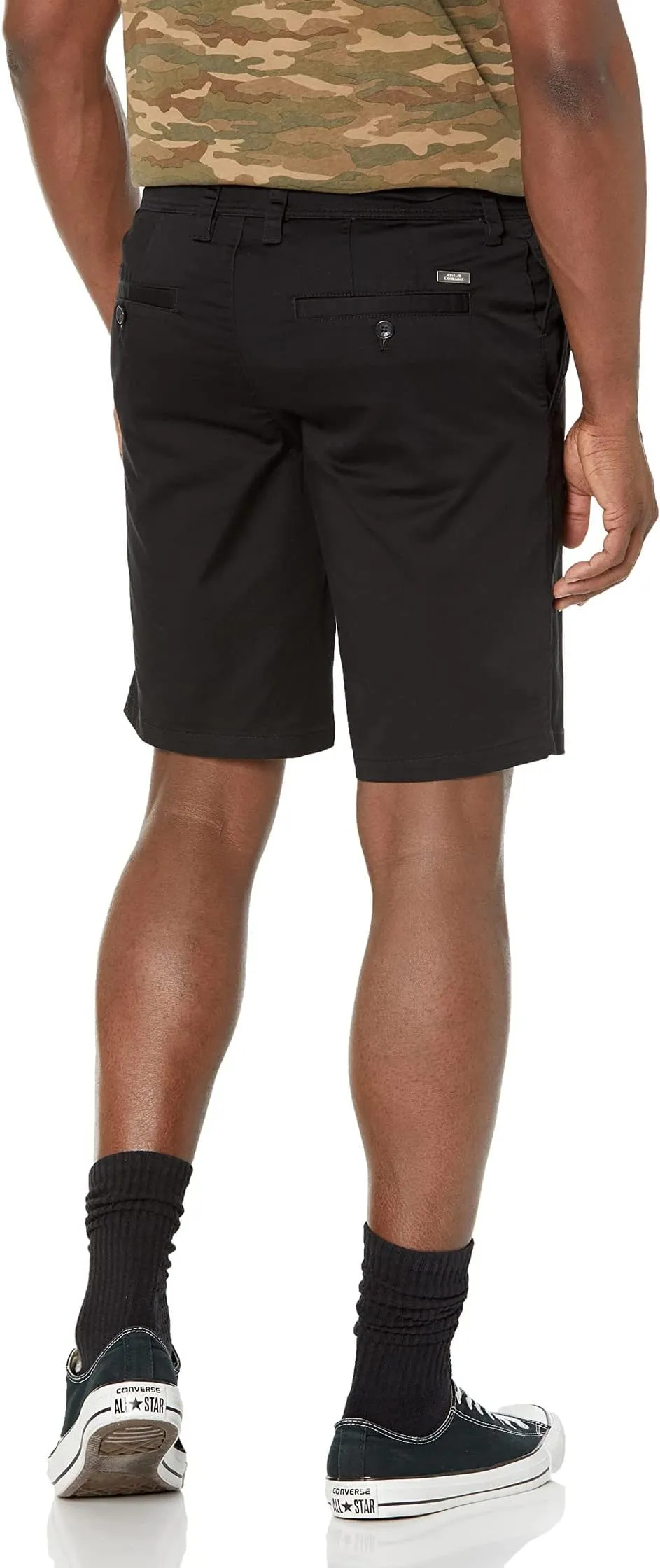Armani Exchange Classic Bermuda Shorts, Black