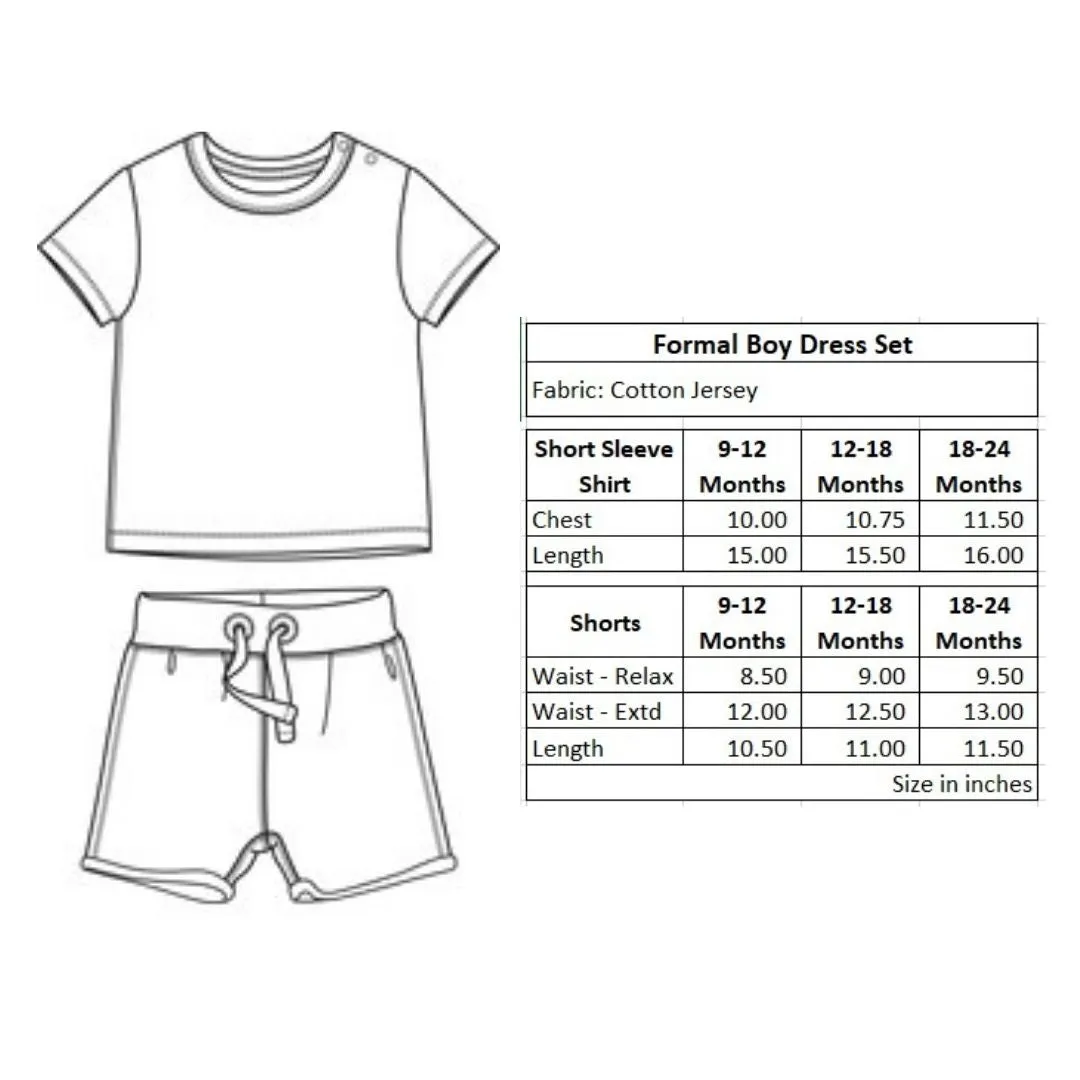 Baby Boy - Formal Shirt and Shorts