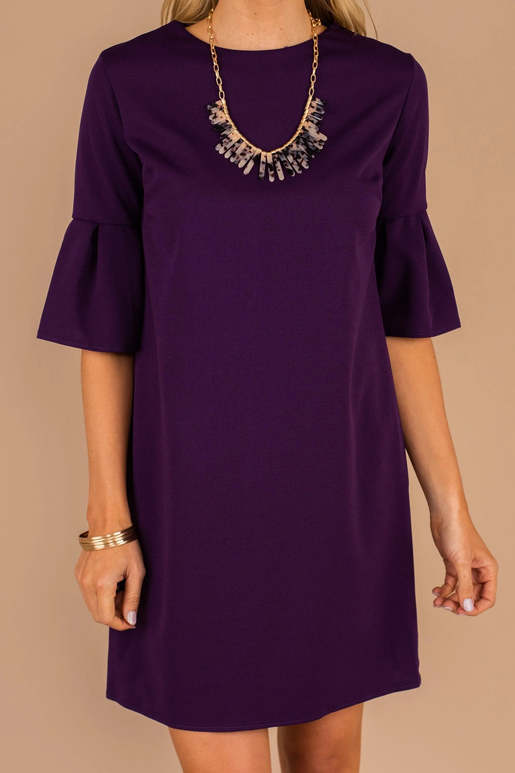 Beauty Personified Plum Purple Dress