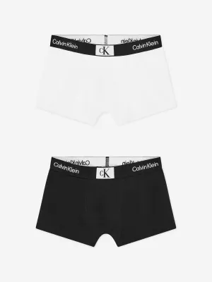 Calvin Klein Boys 2 Pack Boxer Shorts Set in Muklticolour