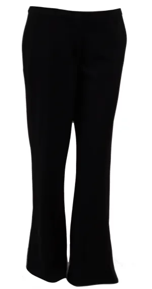 Calvin Klein Women's Wide Leg Flat Front Dress Pants Black Size 12
