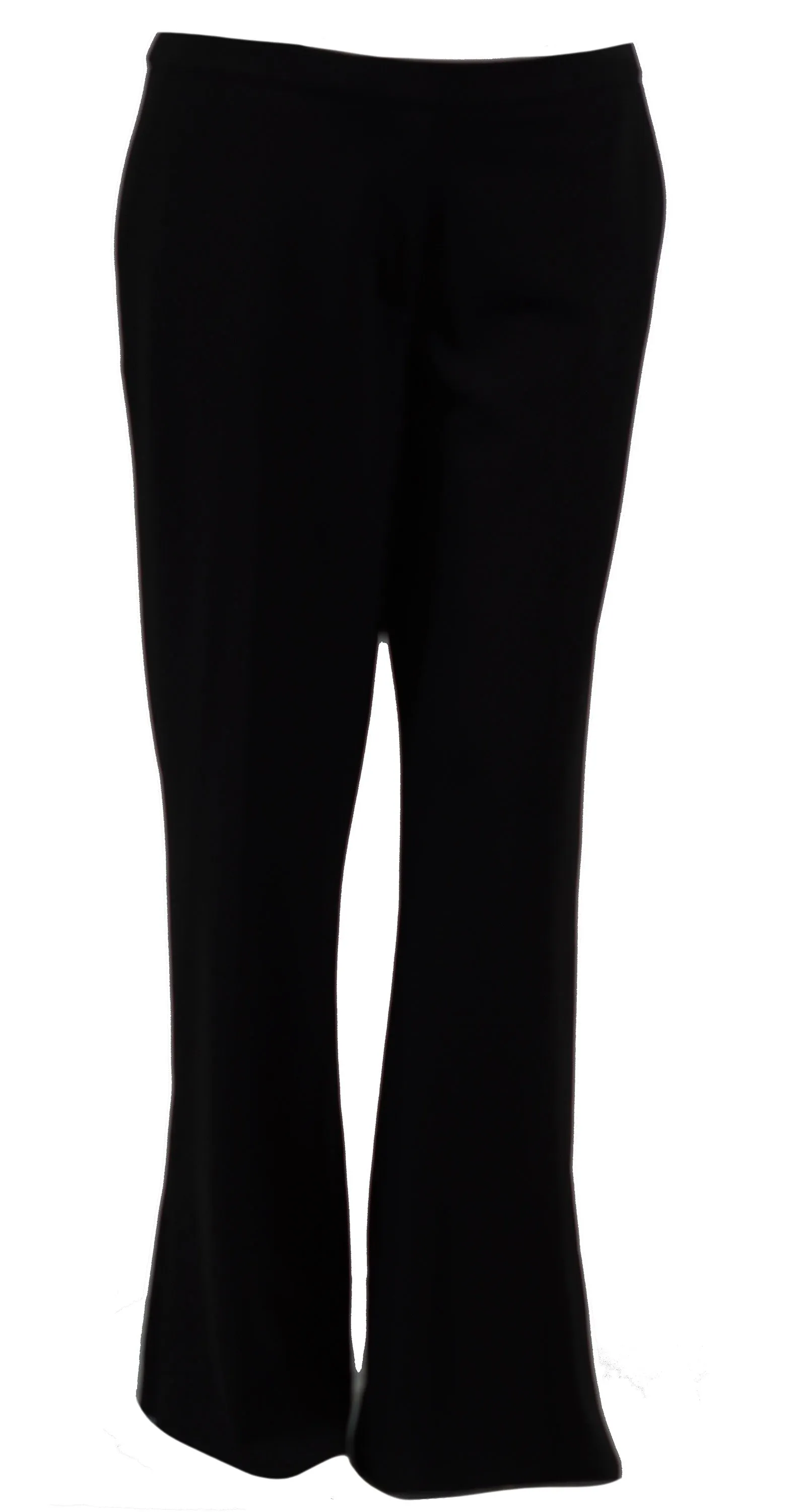 Calvin Klein Women's Wide Leg Flat Front Dress Pants Black Size 12
