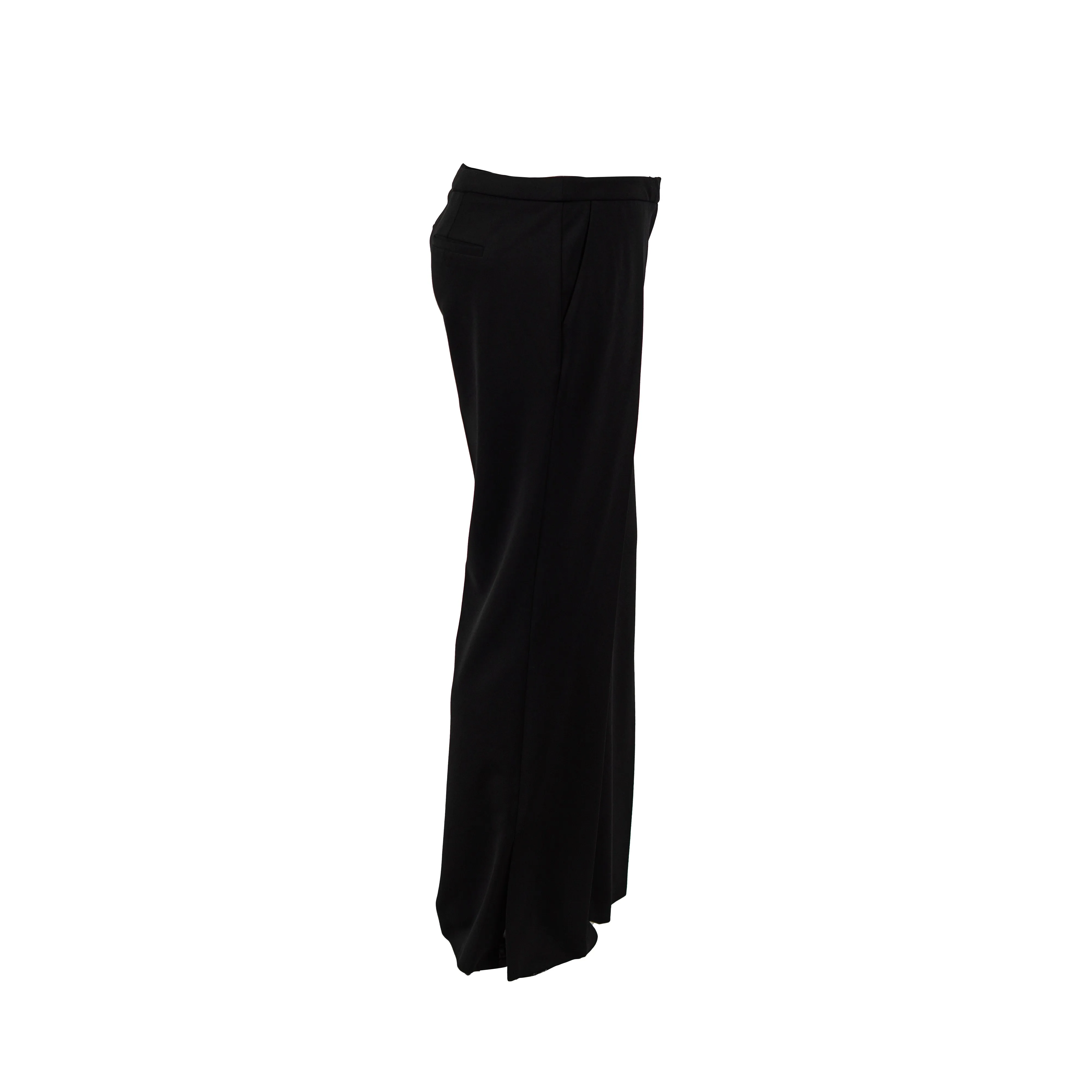 Calvin Klein Women's Wide Leg Flat Front Dress Pants Black Size 12
