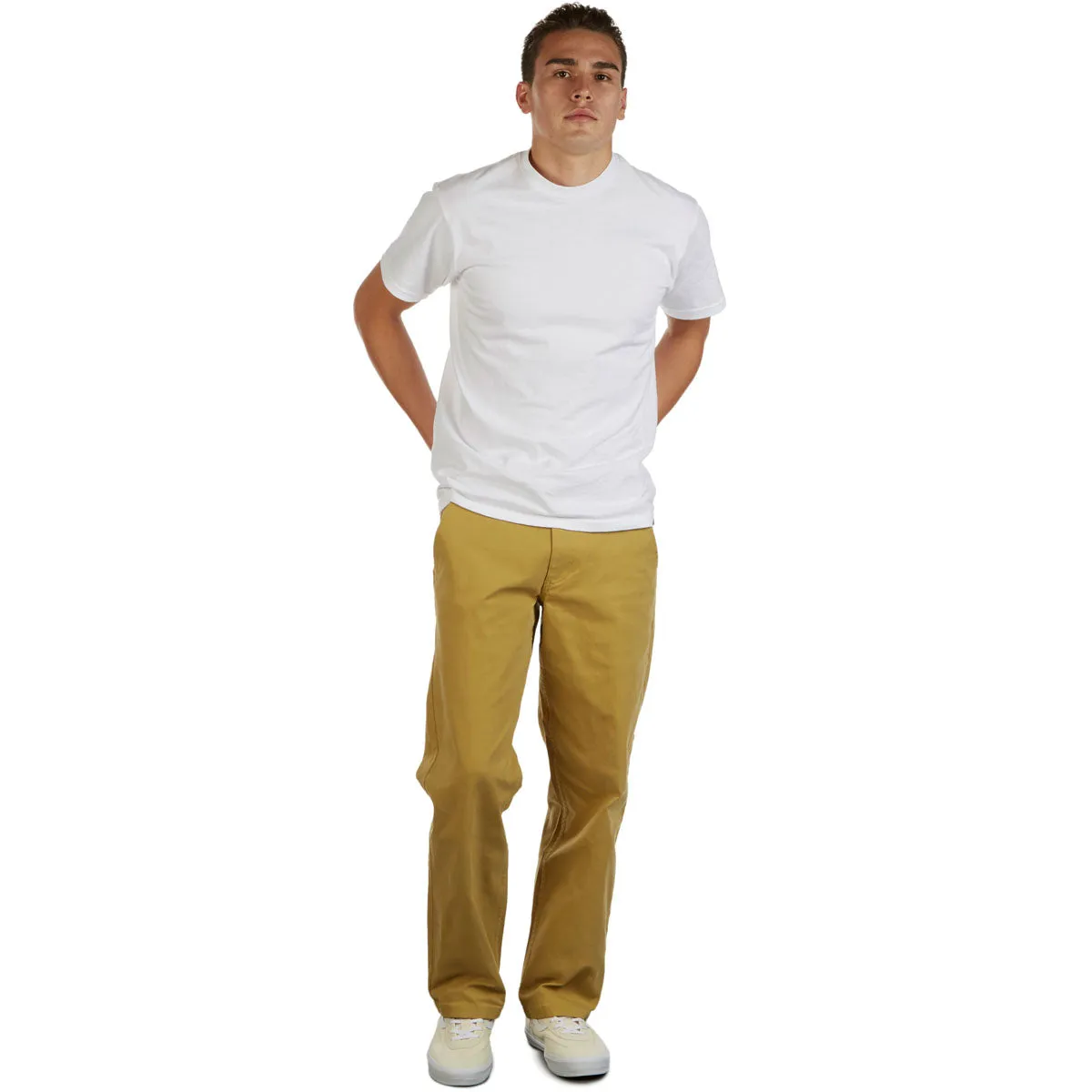 CCS Relaxed Stretch Chino Pants - Dark Mustard