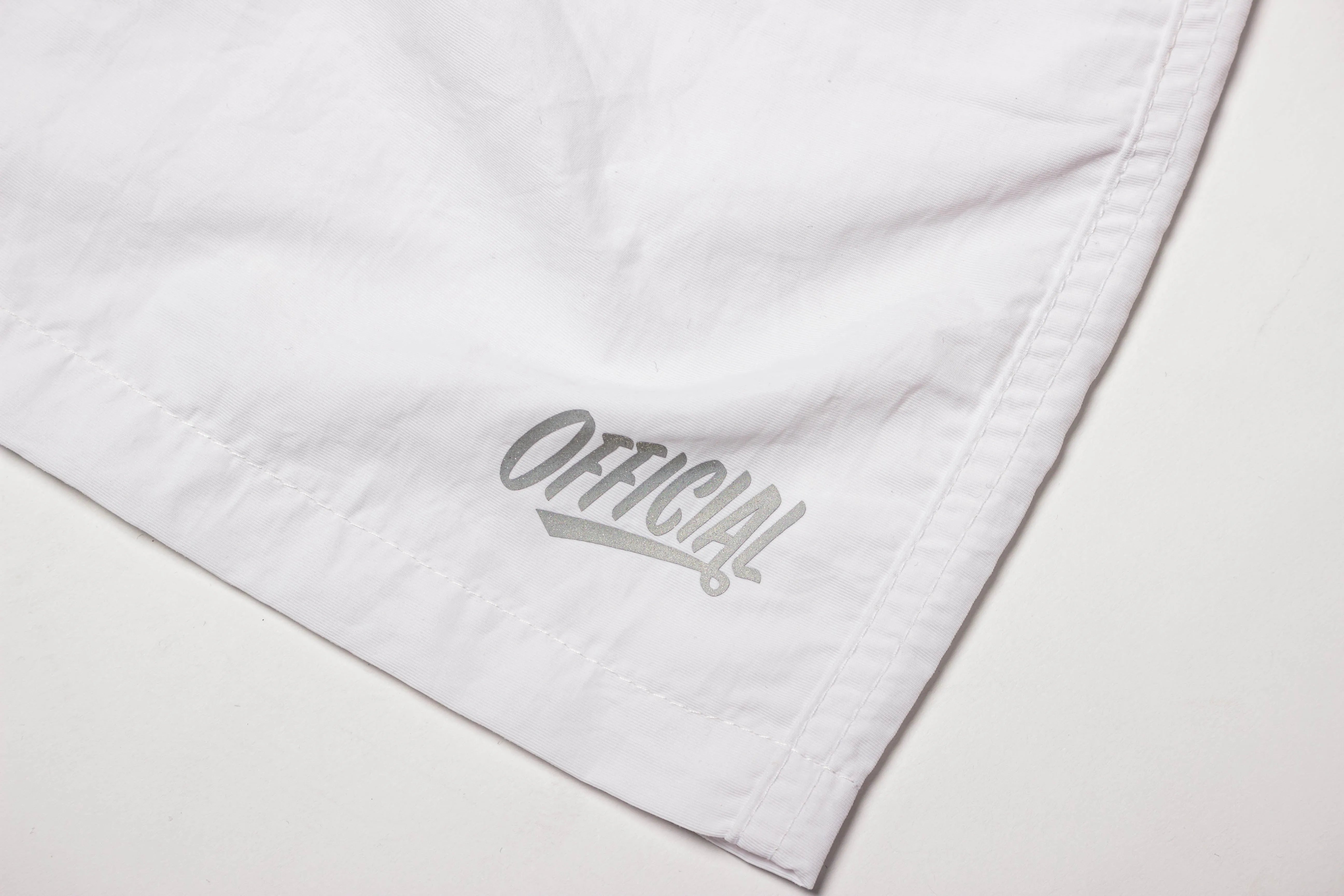 Classic Mesh-Lined Nylon Short (White)