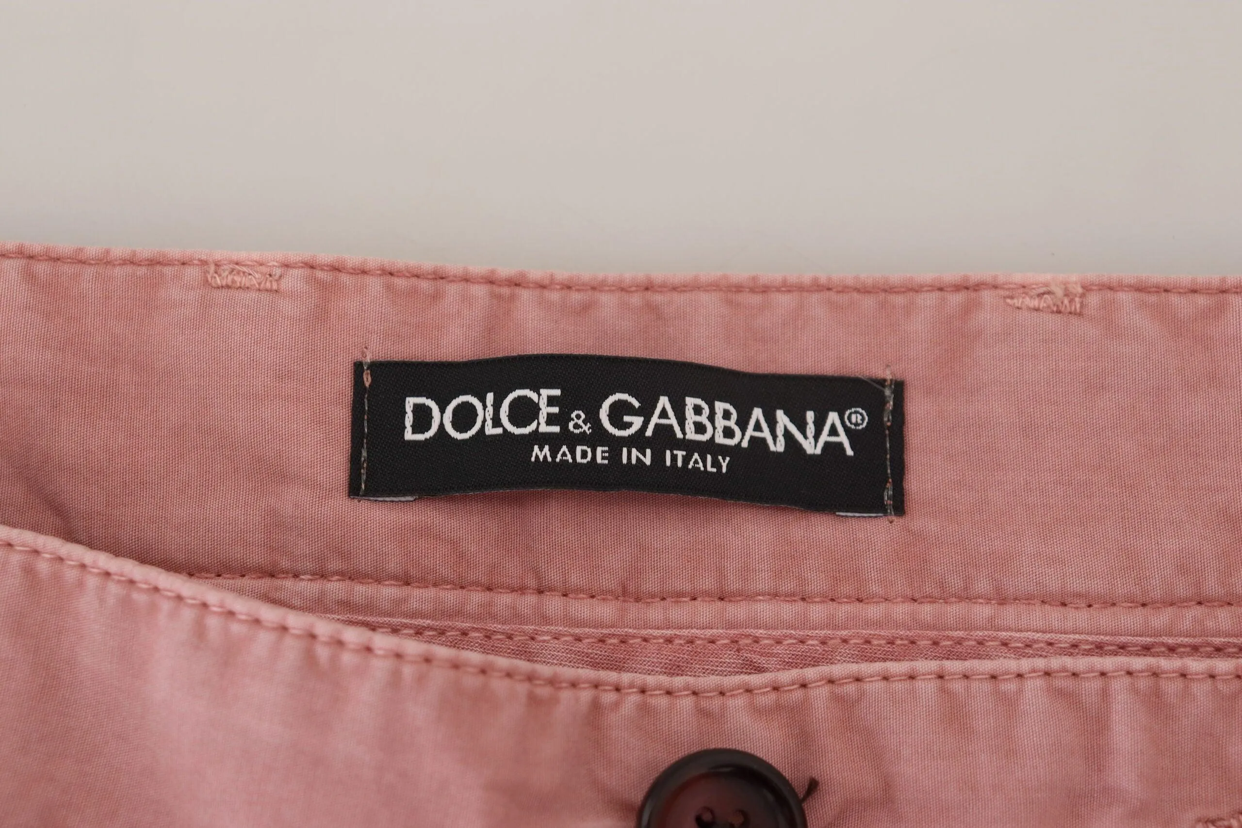 Dolce & Gabbana Pink Bomuld Shorts