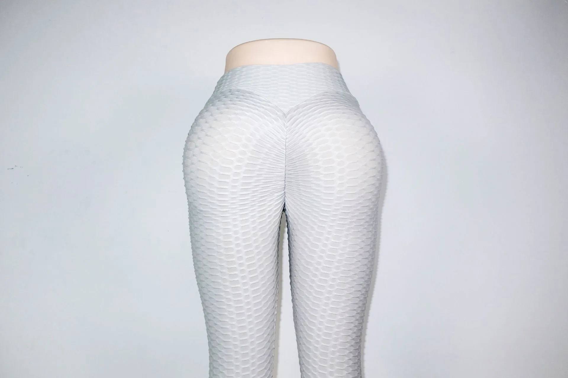 Europe Hot Selling Quality Jacquard Yoga Bubble Pants Casual Fitness Hip-Flattering Leggings Women Activewear