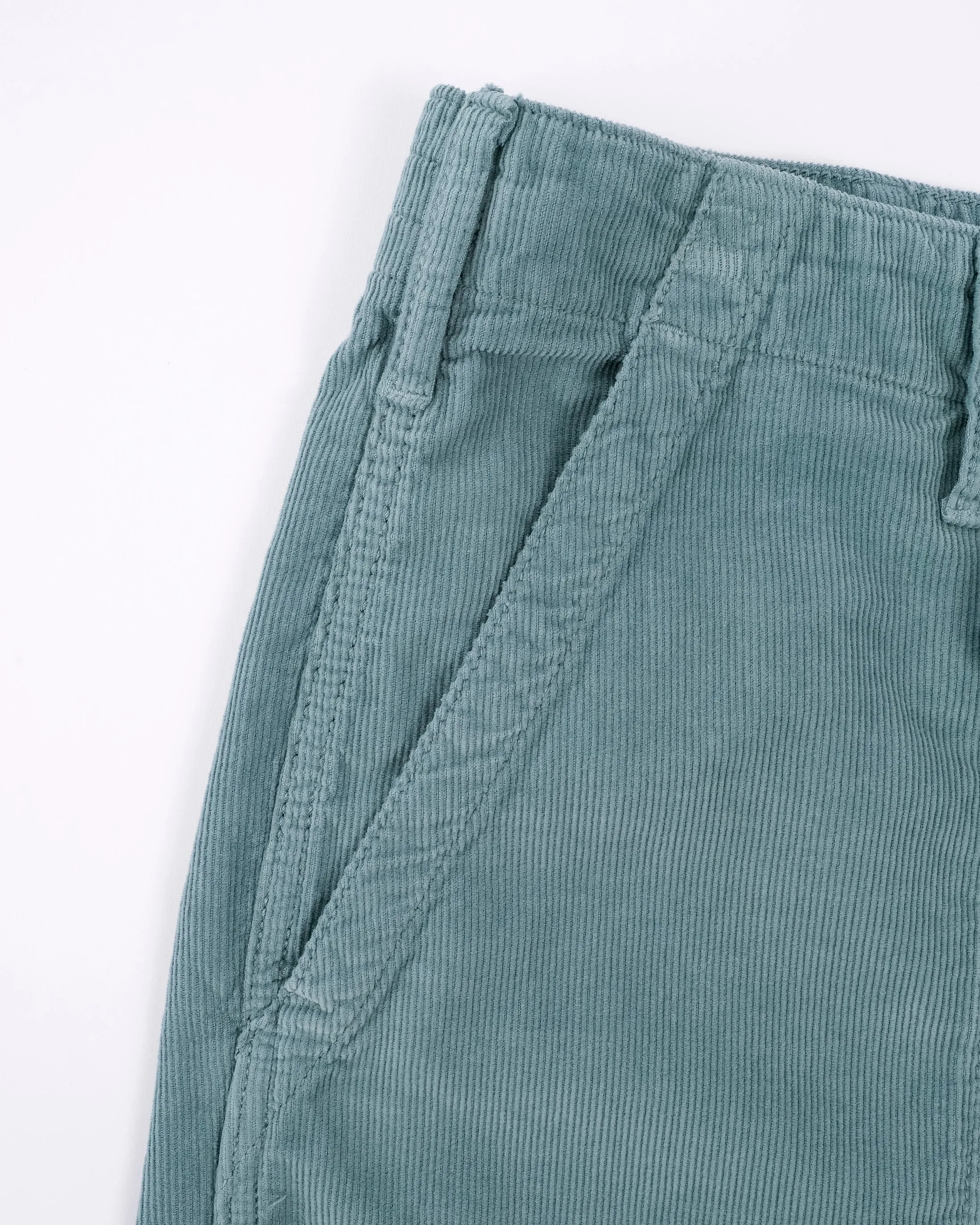 Fatique Cord Short / Faded Green