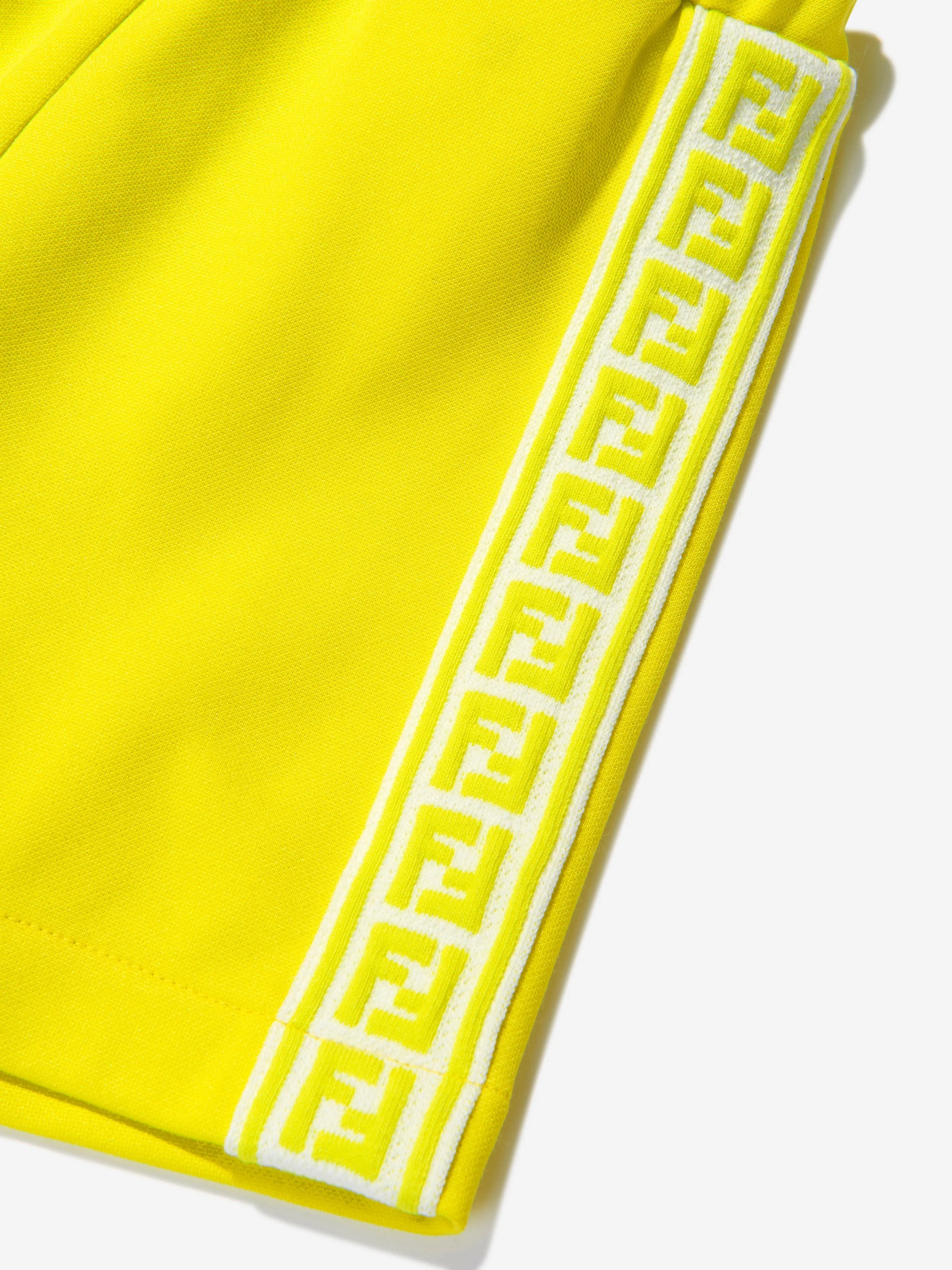 Fendi Baby Boys Polycotton Logo Trim Shorts