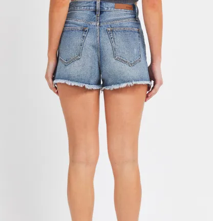 FINAL SALE 90's Style High Rise Mom Shorts