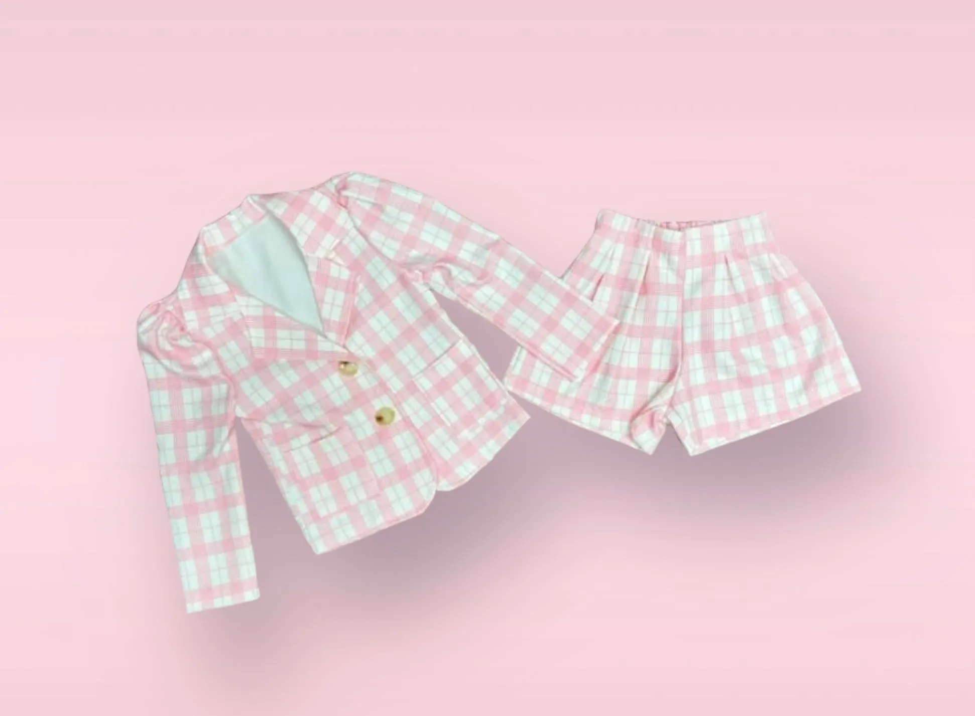 Girls Two Piece Shorts Set