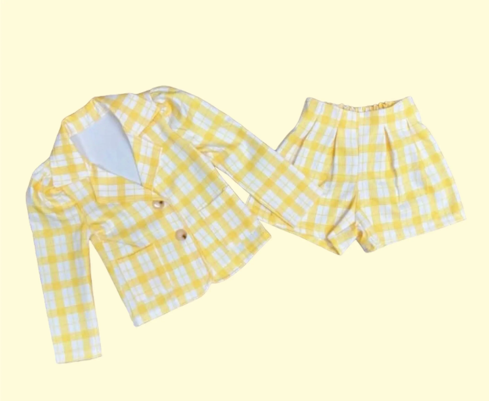 Girls Two Piece Shorts Set