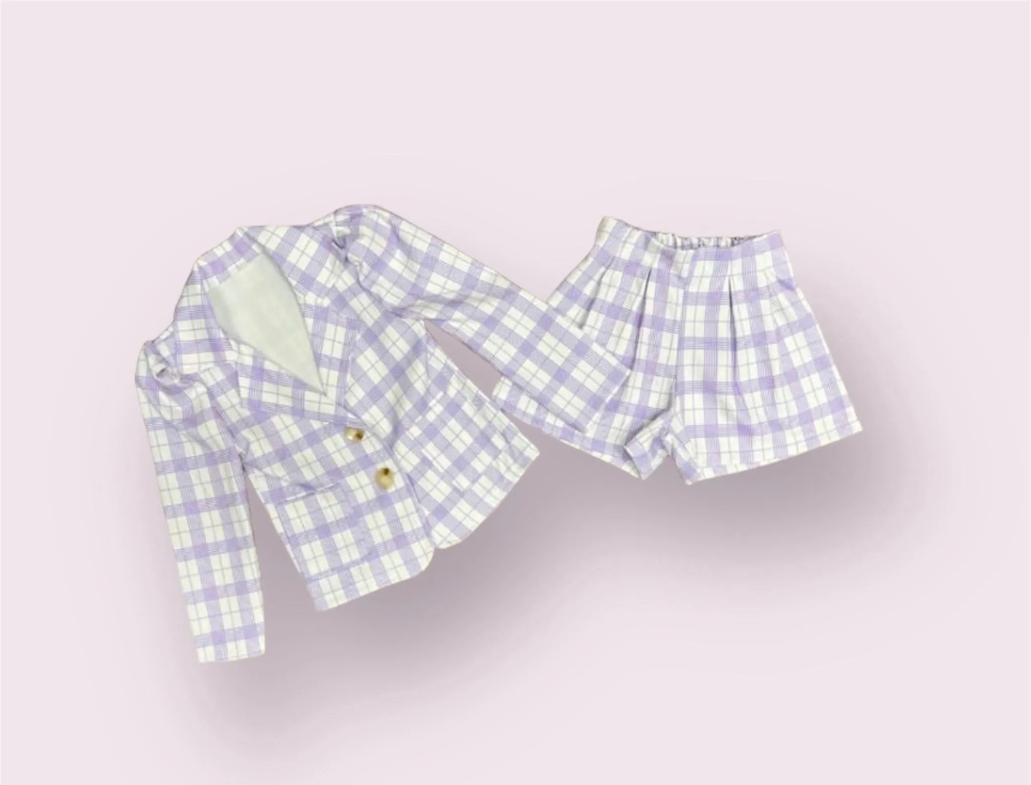 Girls Two Piece Shorts Set