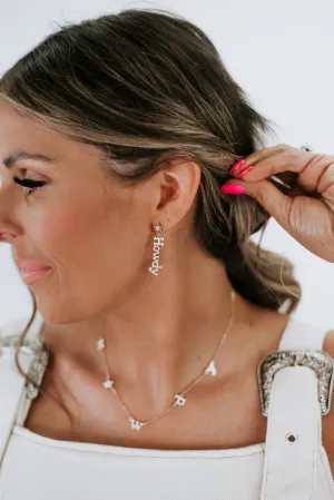 Howdy Earring, Ivory