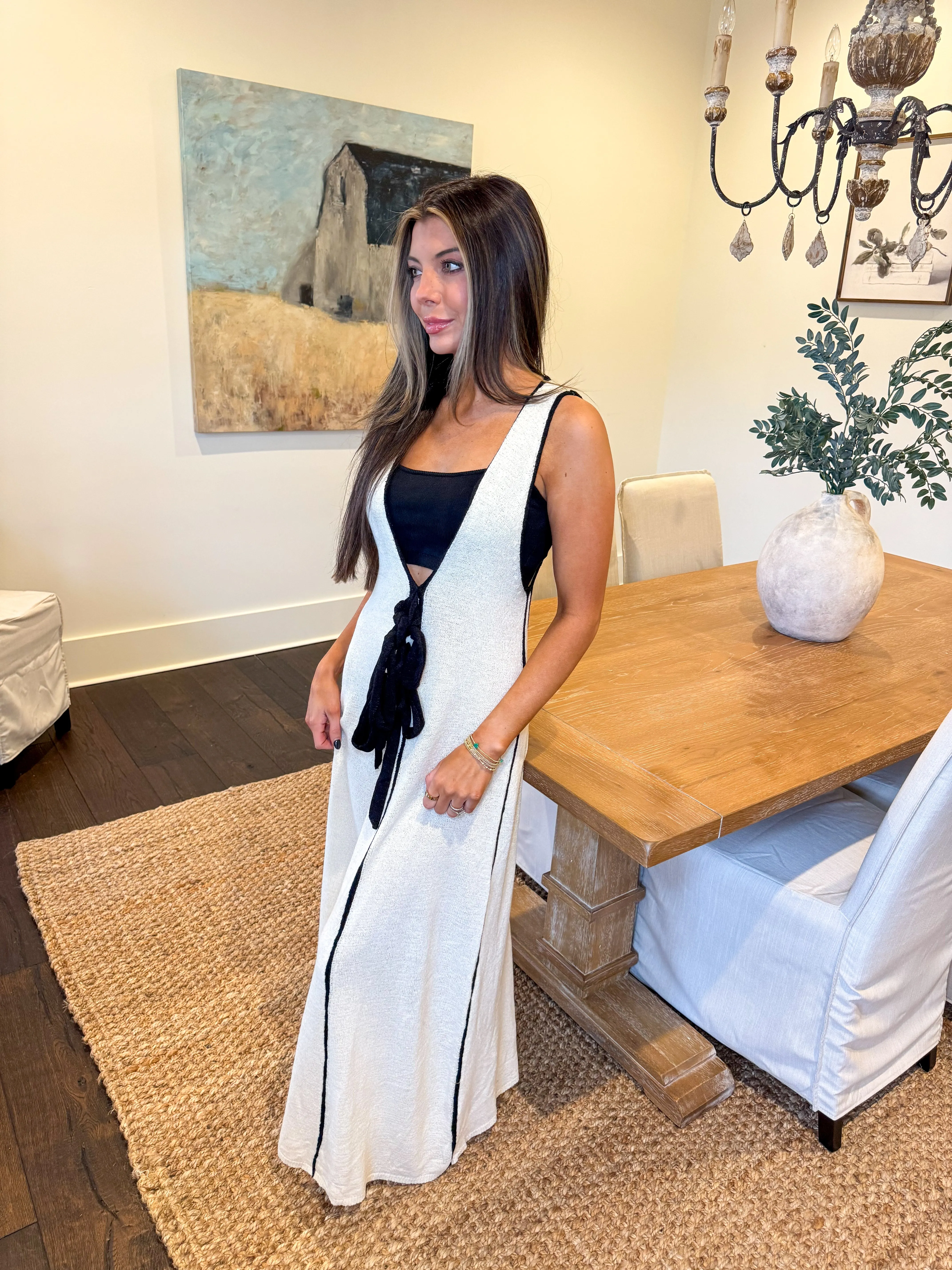 Ibiza Maxi Dress in Cream-