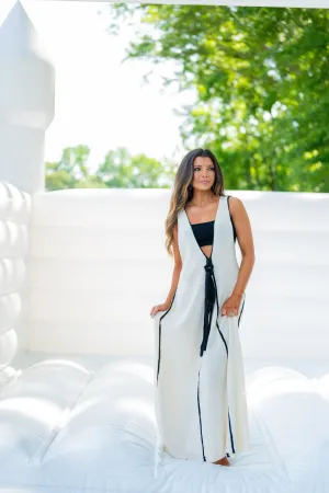 Ibiza Maxi Dress in Cream-