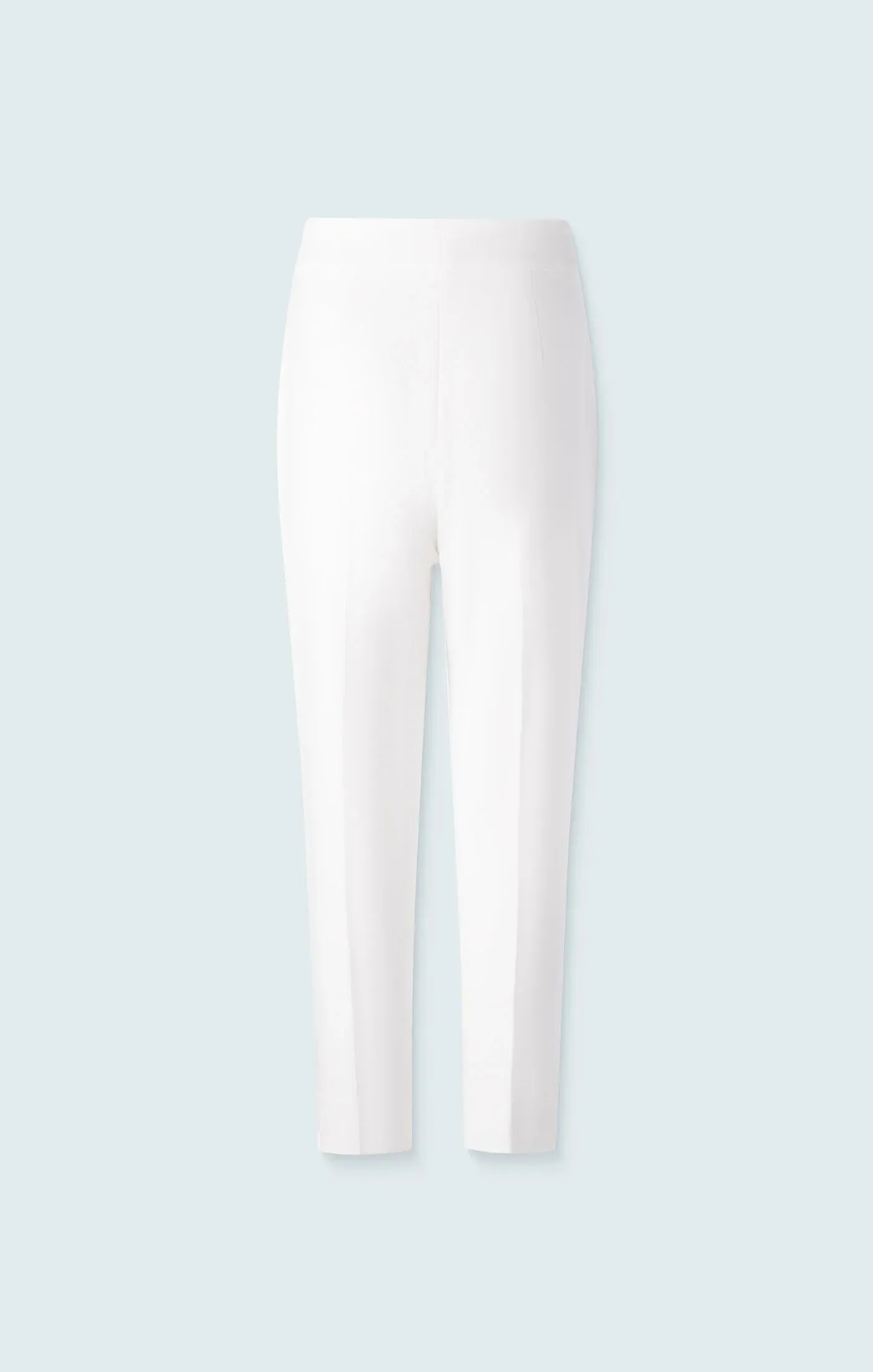Iris Cropped pleated pants ivory