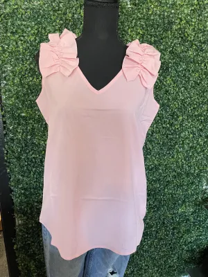 Light Pink Ruffle Top