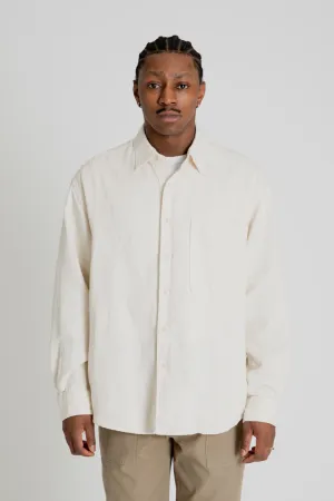 Linen Denim Relaxed Shirt - Natural