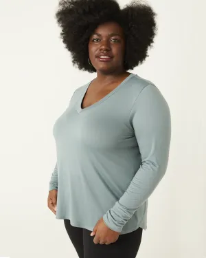 Maci Featherweight Long Sleeve Top | Teal