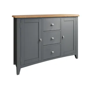 Malmesbury Grey Large Sideboard 115 x 34 x 80 cm