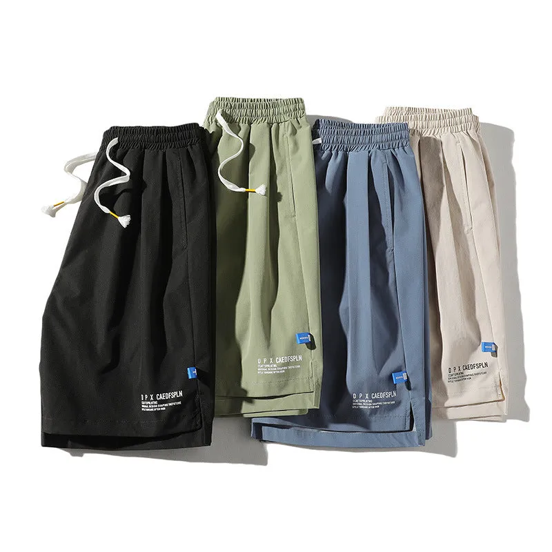 Men Casual Pants Summer Loose Sporty Fitness Teens Trendy knee length Shorts