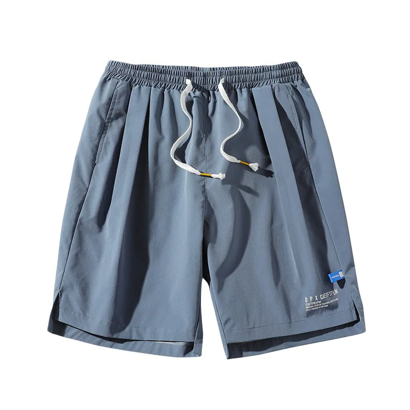 Men Casual Pants Summer Loose Sporty Fitness Teens Trendy knee length Shorts