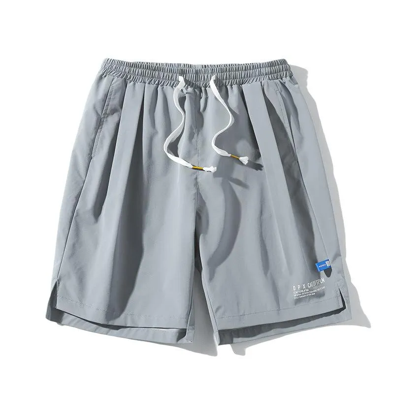 Men Casual Pants Summer Loose Sporty Fitness Teens Trendy knee length Shorts