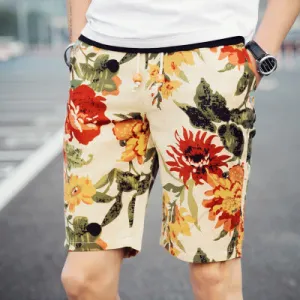 Men's Thin Printed Casual Shorts