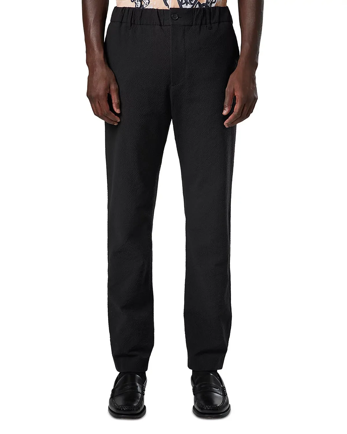 NN07 Mens Theodor Relaxed Straight Pants 34 x 32 Navy Blue