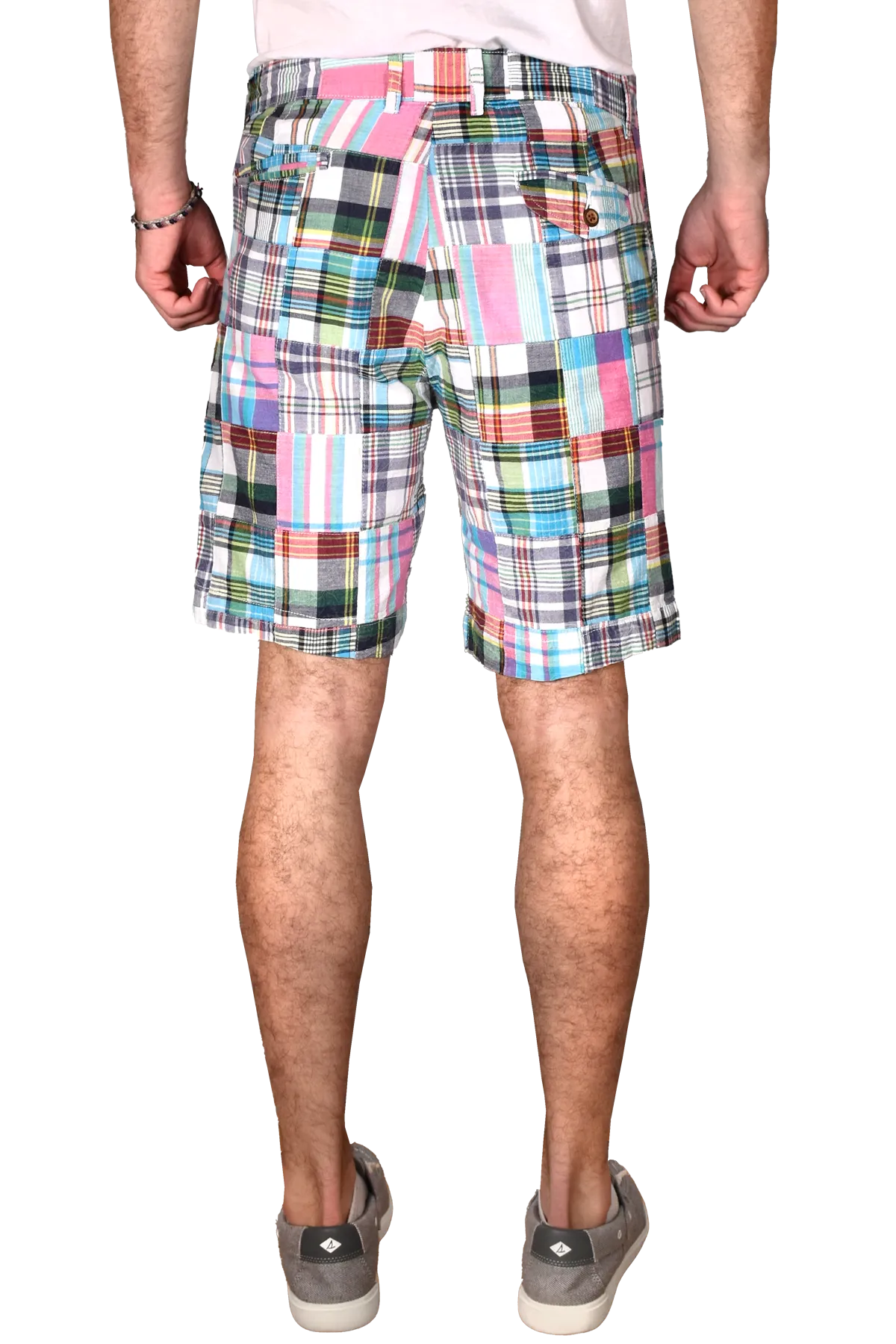 Patch Madras Short, Pink