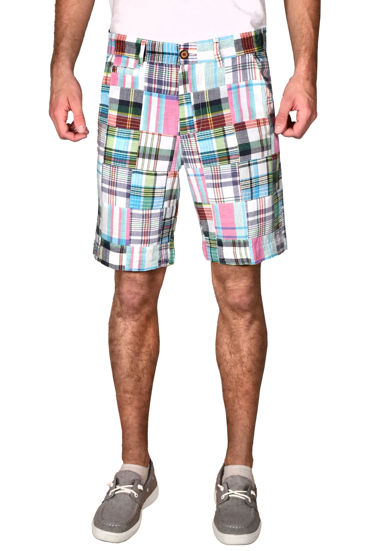 Patch Madras Short, Pink