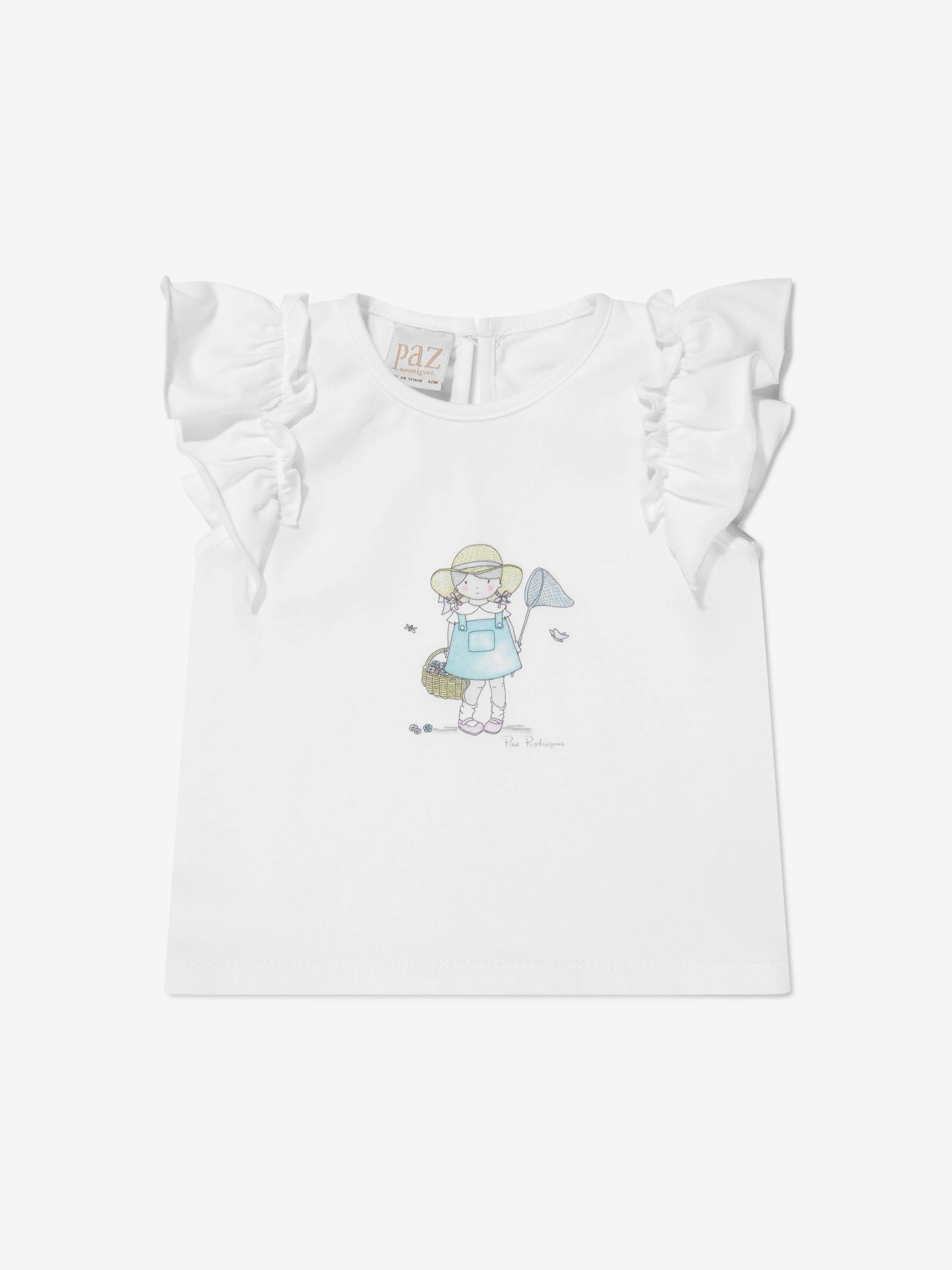 Paz Rodriguez Baby Girls Shorts Set in Multicolour