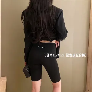 Popular Inspired Summer Hip Flattering Shark Leggings Women Riders Pants
