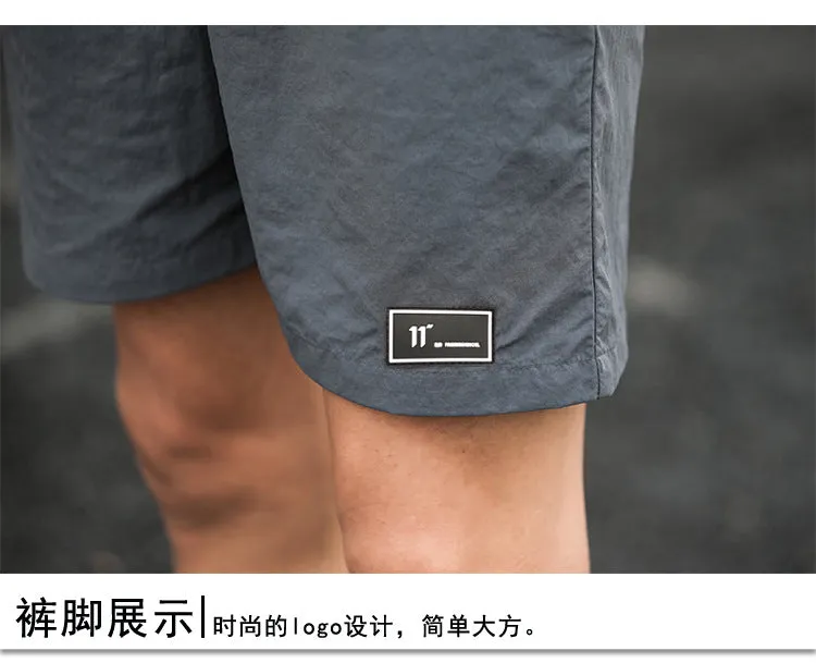 Shorts Men Summer knee length Casual Beach Pants Student Korean Trendy Loose Shorts