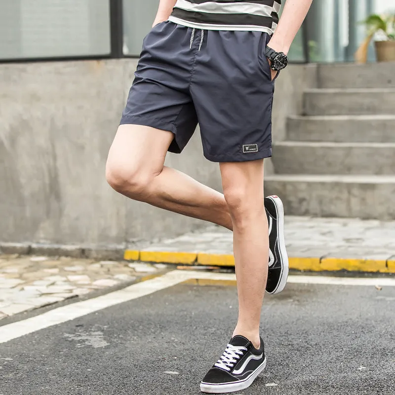 Shorts Men Summer knee length Casual Beach Pants Student Korean Trendy Loose Shorts