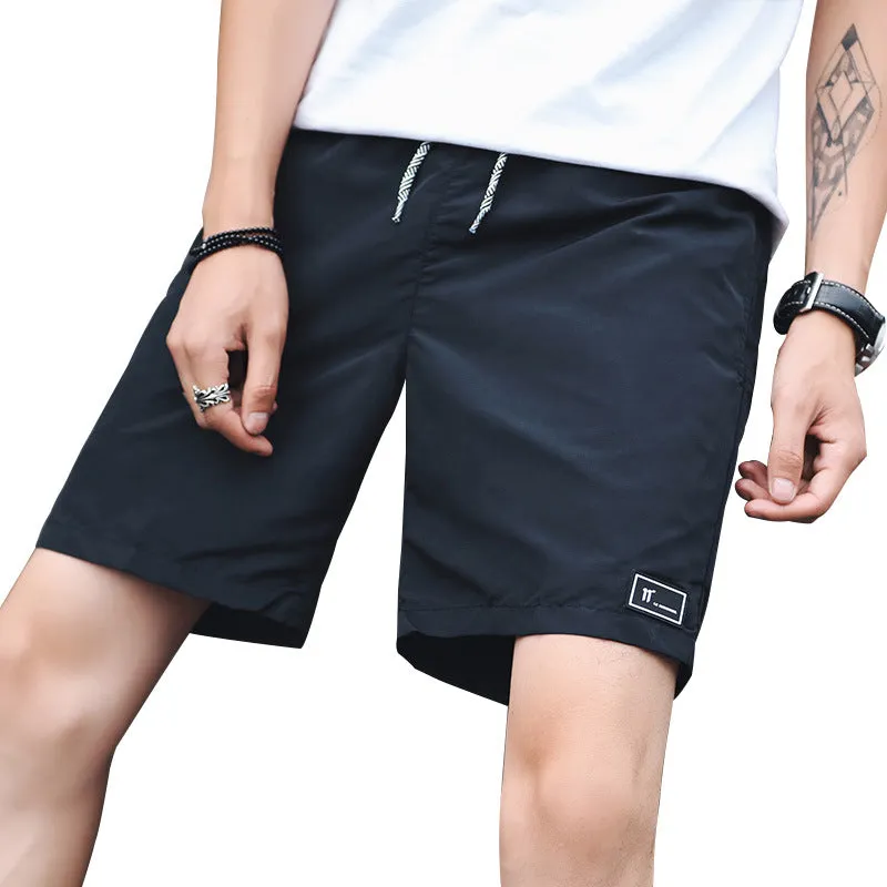 Shorts Men Summer knee length Casual Beach Pants Student Korean Trendy Loose Shorts