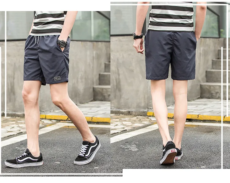 Shorts Men Summer knee length Casual Beach Pants Student Korean Trendy Loose Shorts