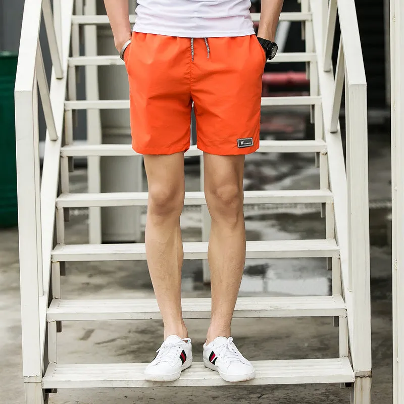 Shorts Men Summer knee length Casual Beach Pants Student Korean Trendy Loose Shorts