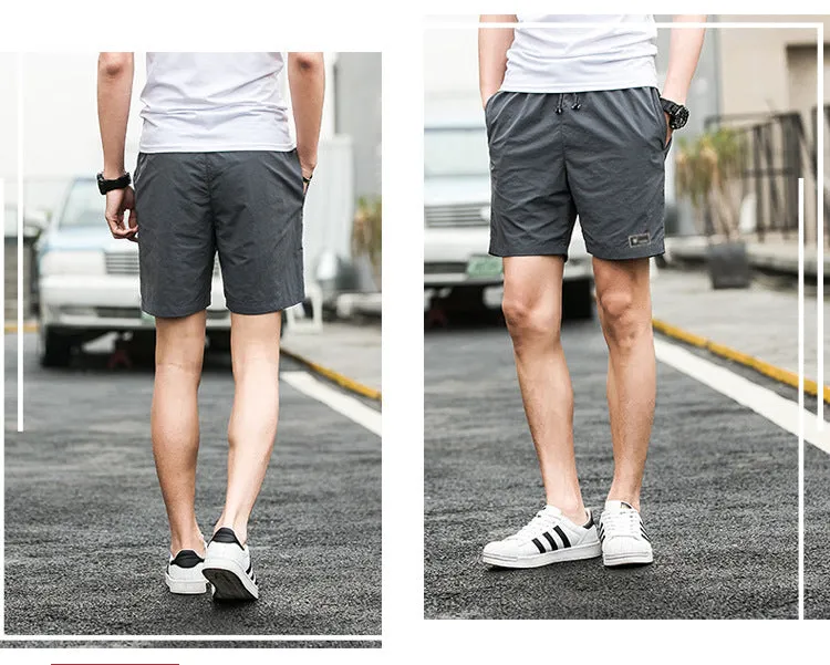 Shorts Men Summer knee length Casual Beach Pants Student Korean Trendy Loose Shorts