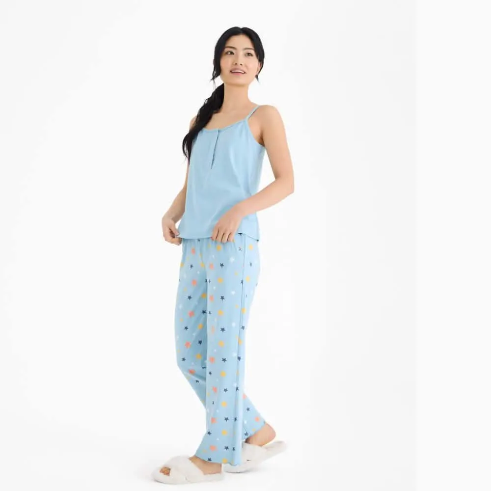 stars women's CloudStretch™ magnetic dream sleep tank   pant set