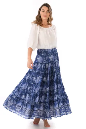 SundanceMaxi Skirt Enlish blue