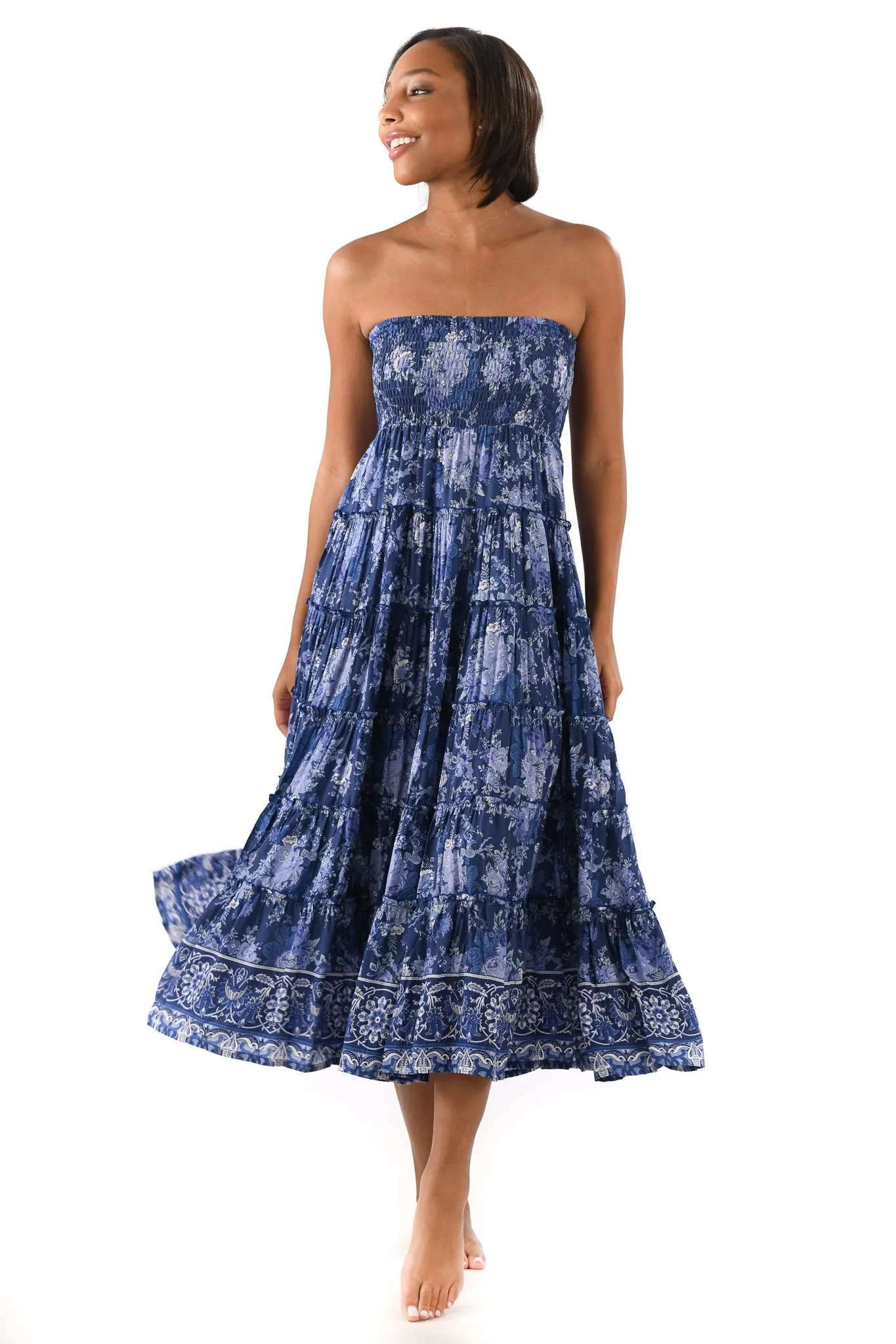 SundanceMaxi Skirt Enlish blue