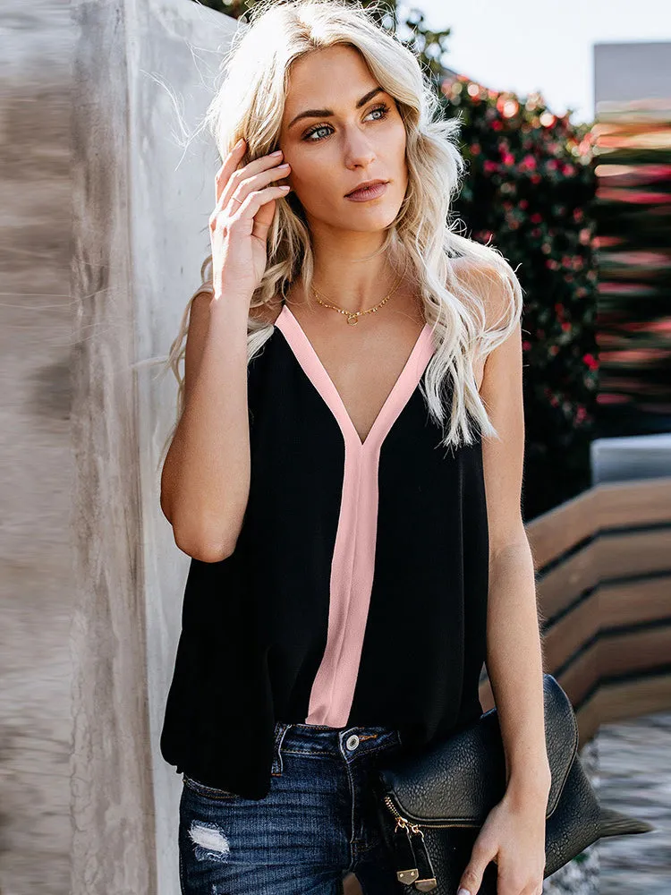 Tie to Me Faux Wrap Tank Top