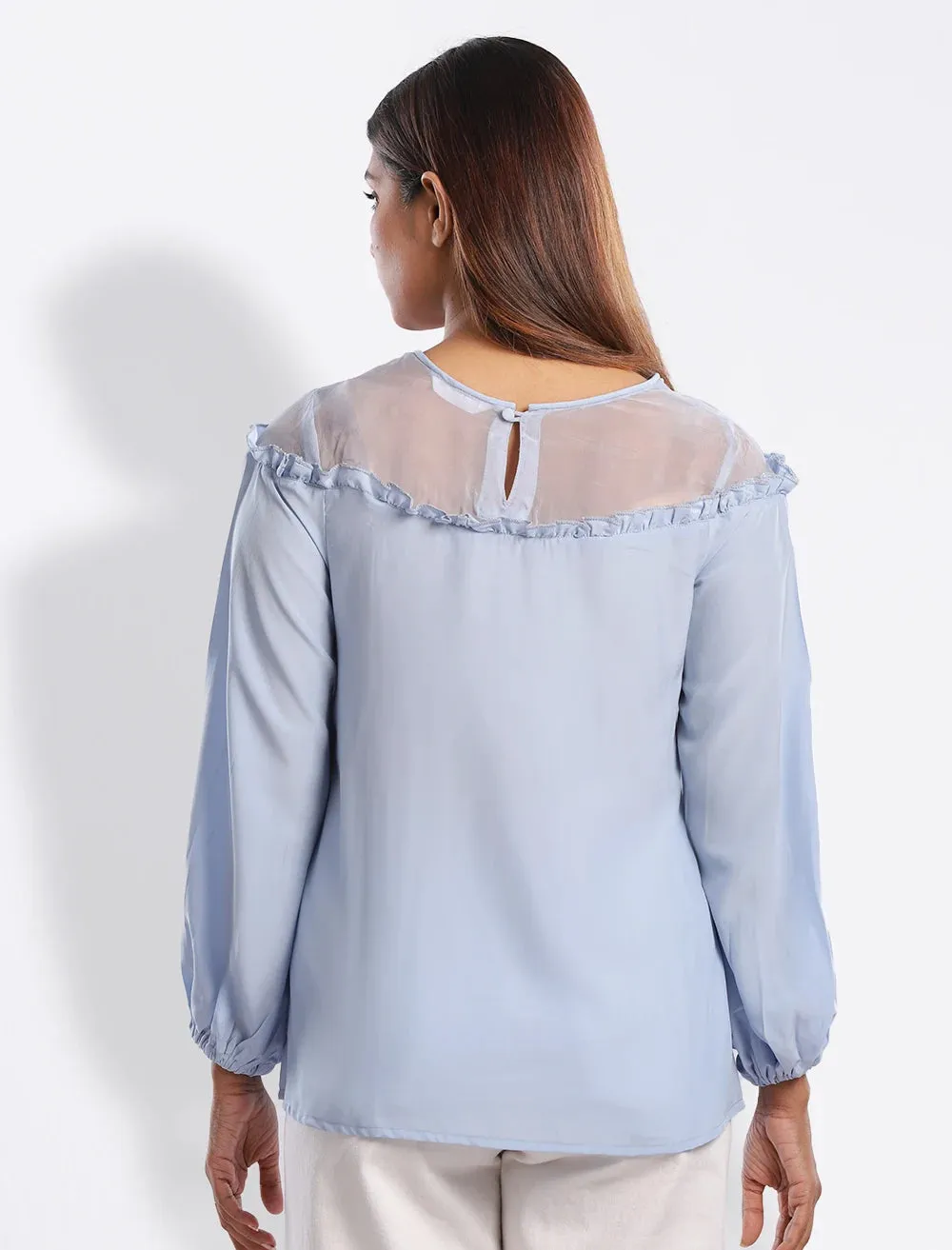 Tops With Transparent Yoke