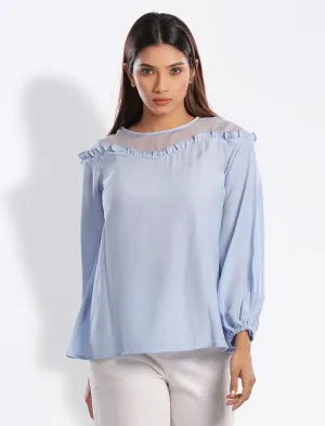 Tops With Transparent Yoke