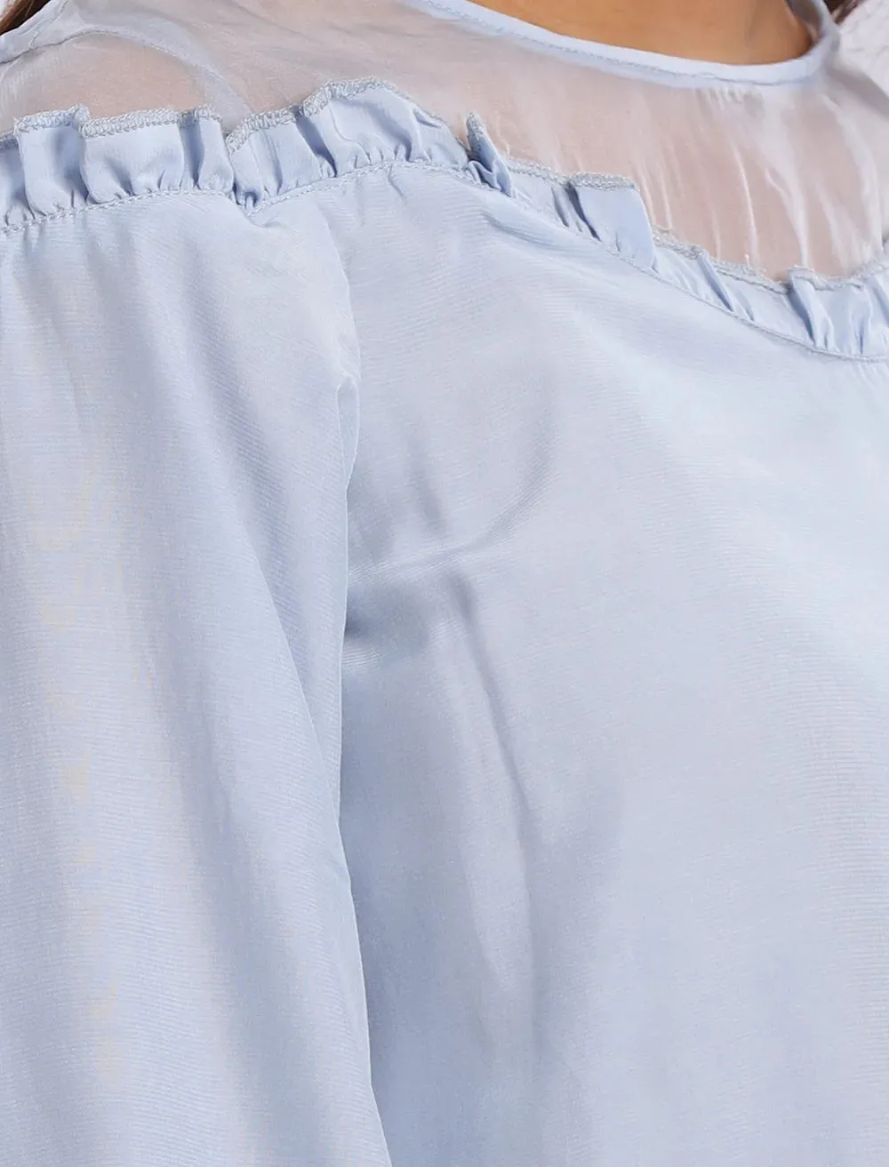 Tops With Transparent Yoke